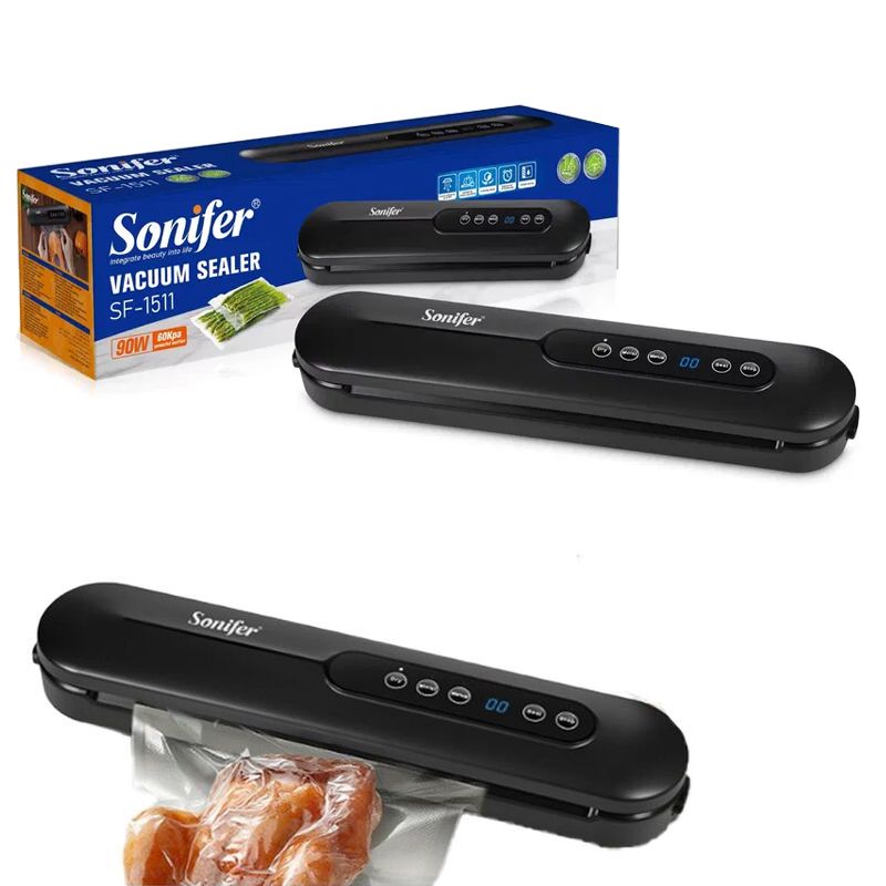 Sonifer SF-1511 Vakkum Cihazı 10 ədəd Vaccum Sealer 10PSC Mətbəx Üçün Elektrikli Vakumlu Paketləlmə cihazı — Fitness və simulyatorlar, Bakı (3)