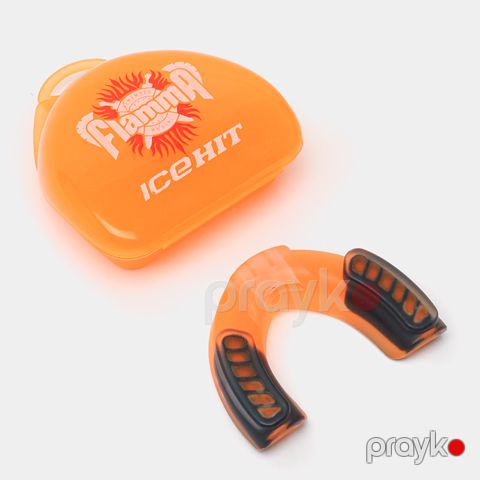 Ətirli Boks Üçün Kapa ICE HİT Ağız Diş Qoruyucu Kapa MMA Boks Kapası Narıncı Reng Təktərəfli Kapa — Bakı