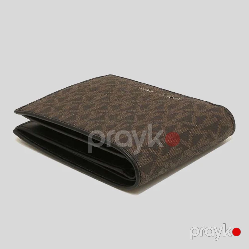 Kişilər üçün pulqabı Michael Kors, poliester, qəhvəyi, 9.5x11.5 sm — Mallar, Bakı (3)