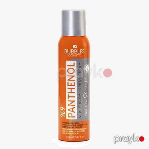 Bs Bubbles Cosmetic Panthenol Sprey Krem 150ml Bütün Dəri Tipləri Üçün Ağardıcı Effektli Panthenol Spray — Bakı