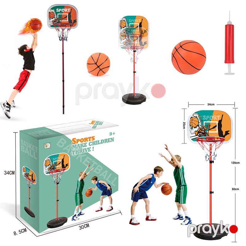 Uşaqlar üçün basketbol dəsti Tənzimlənən Uşaq Basketbol Halqası Basketbol Səbəti — İdman, hobi, istirahət, Bakı (4)