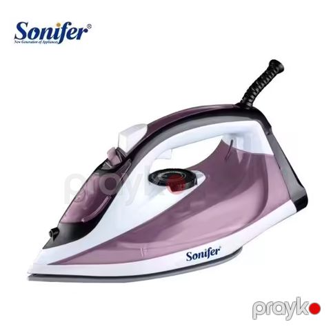 Sonifer SF-9066 - Ütü, 1600W Güc, Yüksək Keyfiyyətli Keramika Altlıq, Buxar Təchizatı Tənzimlənməsi, Avtomatik Söndürmə — Bakı