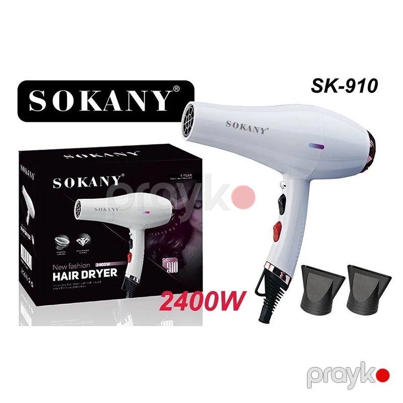 Sokany SK-910 Çoxfunksiyalı Elektrikli Saç Feni Saç Şəkilləndirici Fen Hava Feni 2400W — Fən, Bakı (6)