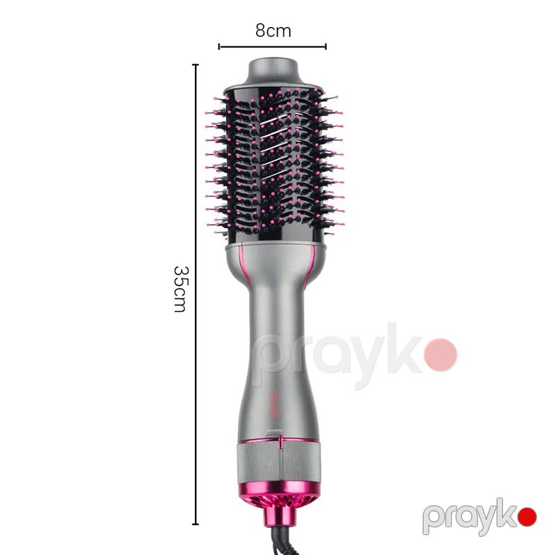 RAF 3-də 1 Arada Saç Qurutma Feni 3 Temperatur Parametri Saç Düzləşdirici Daraq 1200W Gücündə Professional Hava Feni R.411G — Fən, Bakı (7)