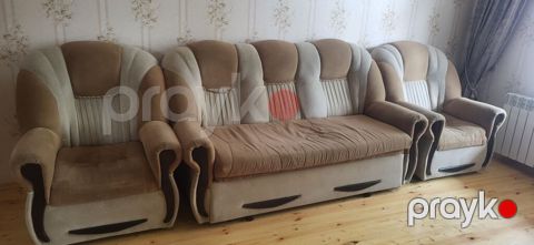 3-lü yumşaq mebel dəsti - Tərkib: 1 divan və 2 kreslo - Üslub — Bakı