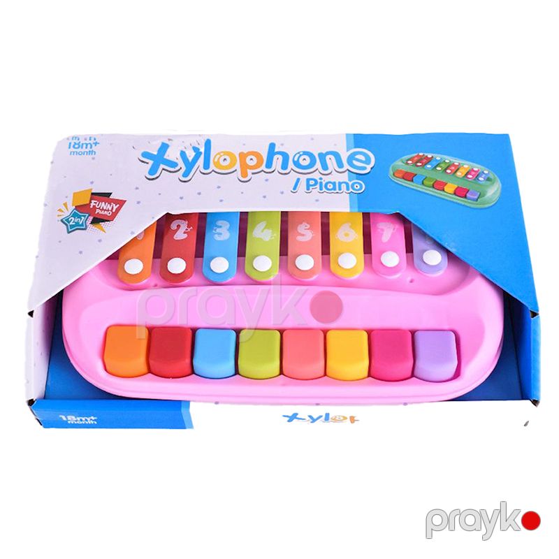 Uşaq Üçün Rəngli Oyuncaq Ksilofon Piano 8 Notlu — Oyuncaqlar, Bakı (2)