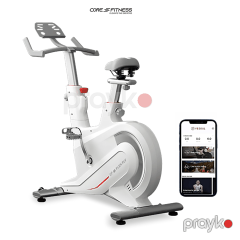 Flex FLY Spin Velosipedi Sürət Ölçən Ekranla Yeni Fitness Velo Trenajoru Səssiz Qapalı Fitness Velosiped 130kq — Bakı