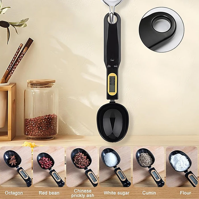 Mətbəxinizdə İdeal Dəqiqlik: Elektron Ölçü Qaşığı-Tərəzi (USB Şarjlı, 500 qr) — Mallar, Bakı (3)