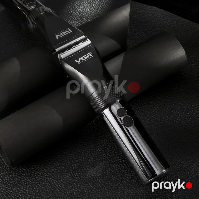 Yüksəsk Keyfiyyətli VGR V-049 Trimmer, LED Ekrana Sahib Kişi Üçün Saç Kəsmə Maşını Aşağı Səs Gücü Və Seramik Bıçaq — Usturalar, trimmerler və epilyatorlar, Bakı (5)