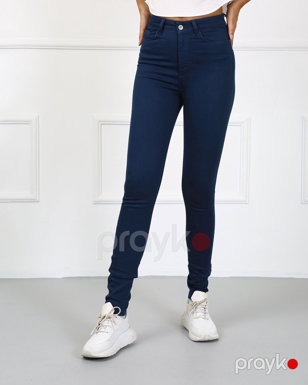 Qadınlar üçün dar biçimli cins Dessen SELIN9259-17, göy, pambıq/elastan, ölçü 28 — Mallar, Bakı (2)