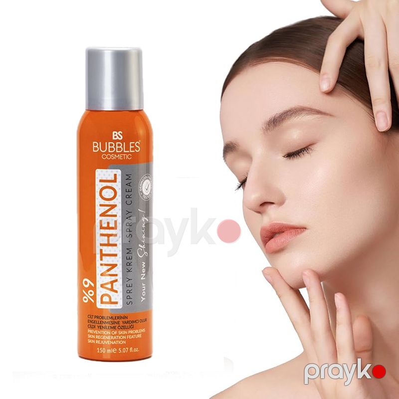 Bs Bubbles Cosmetic Panthenol Sprey Krem 150ml Bütün Dəri Tipləri Üçün Ağardıcı Effektli Panthenol Spray — Gözəllik və səhiyyə, Bakı (7)