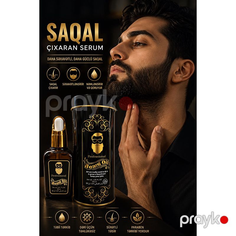 Professional Beard Oil – Saqqal Baxım Yağı 30 ml — Gözəllik və səhiyyə, Bakı (2)