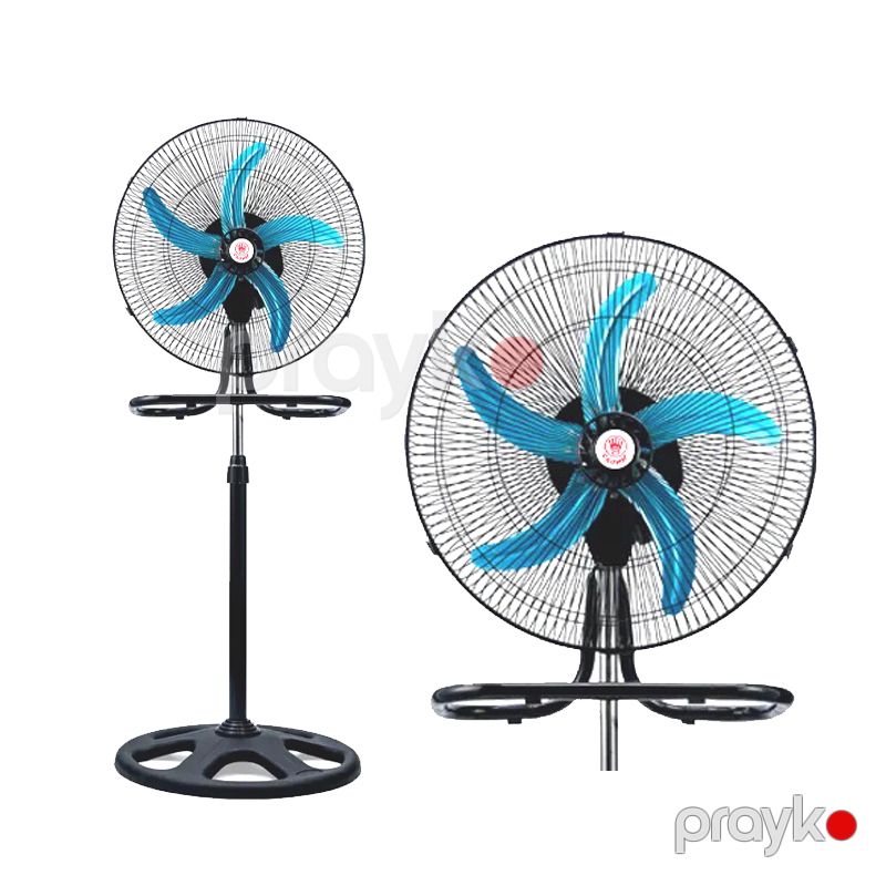 Yeni 3-ü 1-də Funksional Crown Ventilyator 60W Stend Ventilyator 5 Fərli Sərinkeş 3 Sürətli BSD 1836C — Ventilyatorlar, Bakı (2)