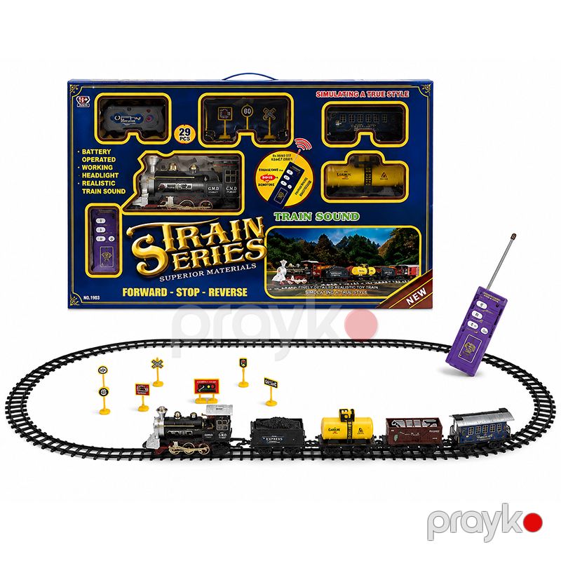 Train Series Uzaqdan İdarə Olunan Klassik Qatar Dəsti — Oyuncaqlar, Bakı (3)