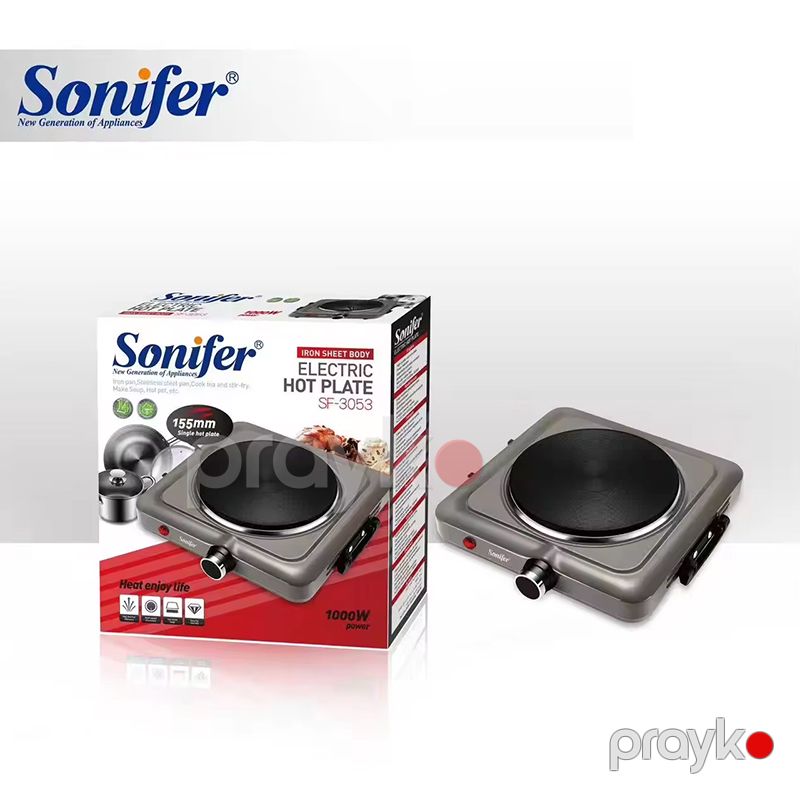 Sonifer SF-3053 Qızdırıcı Elektrikli Pişirmə Pilitəsi Stolüstü Elektrikli Qızdırıcı 1000W — Plitələr, Bakı (2)