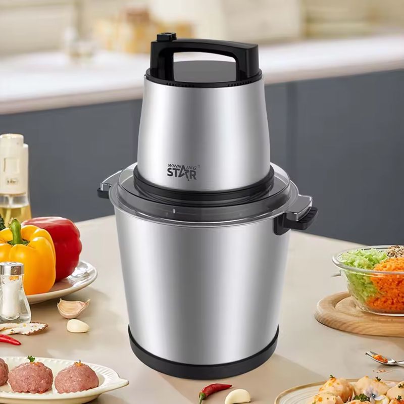 Wınnıng Star ST-5565 Çoxfunksiyalı Elektrikli Doğrayıcı Polad Qida Parçalayıcı Yüksək Tutumlu 2L — Blenderlər, xırdalayanlar və mikserlər, Bakı (3)
