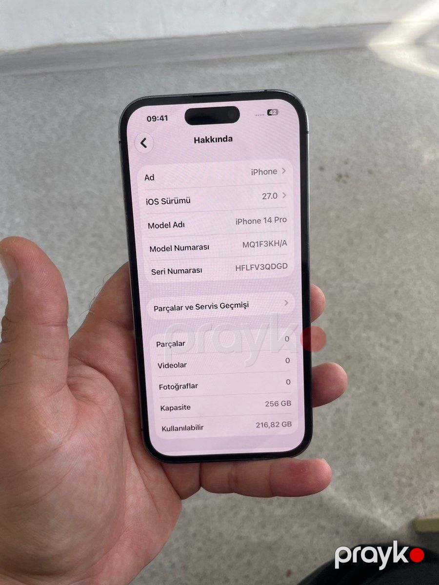 Apple iPhone 14 Pro Deep Purple 256GB/6GB — Smartfonlar, Bakı (6)