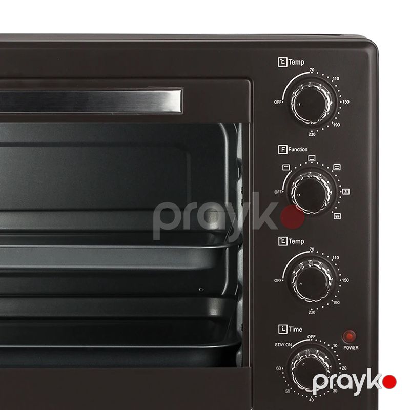Elektrik Mətbəx Sobası Pizza, Tort, Çörək Üçün Çox Funksiyalı Peşəkar Soba Konveksiya Diskli 1600 Vt Gücündə Elektrikli Fırın — Soba və qrillər, Bakı (5)