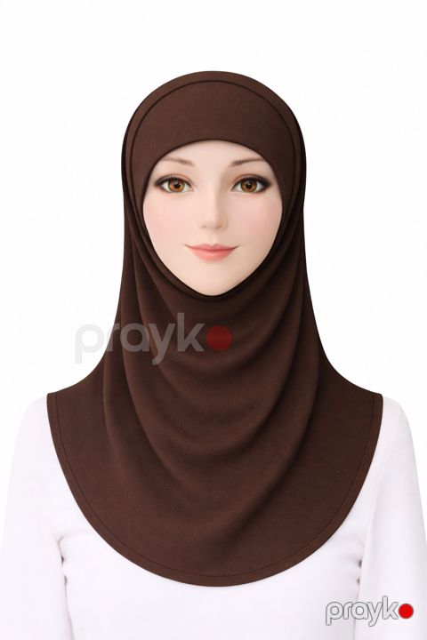 Hicab, trikotaj, qəhvəyi, ölçü One size — Bakı
