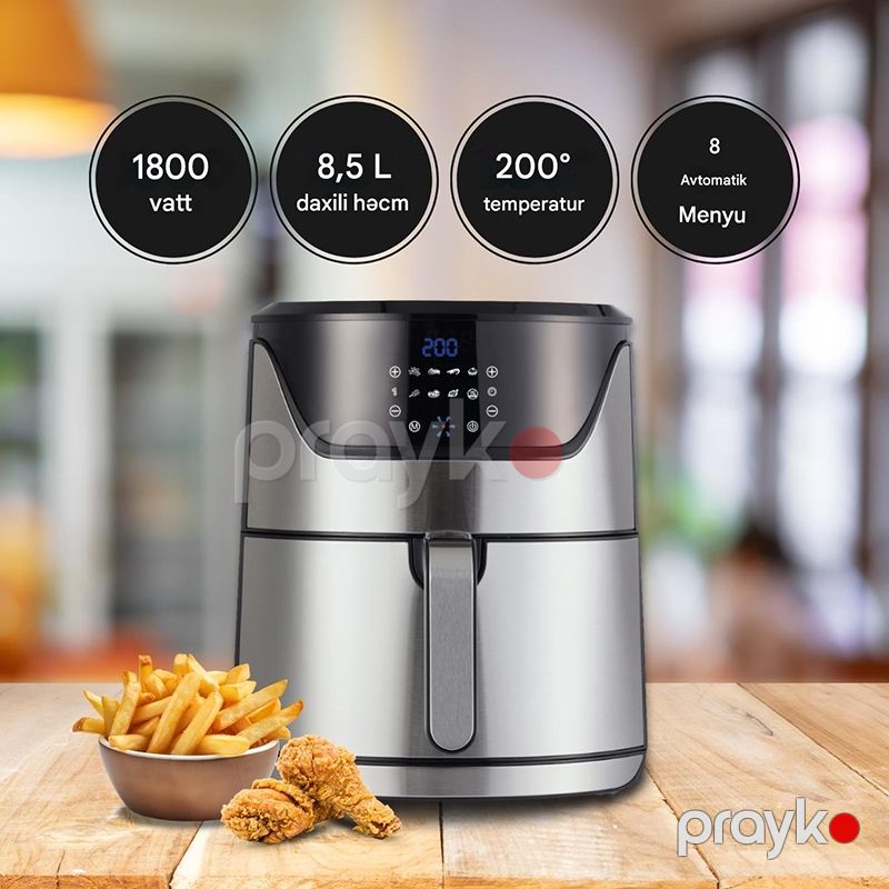 Kumtel HAF-08 Çoxfunksiyalı Qızardıcı Air Fryer Fritöz — Digər mətbəx texnikası, Bakı (4)