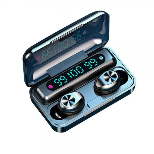 F9-10 Mini TWS Sudan və küydən müdafiəli Simsiz qulaqlıq + Powerbank — Bakı