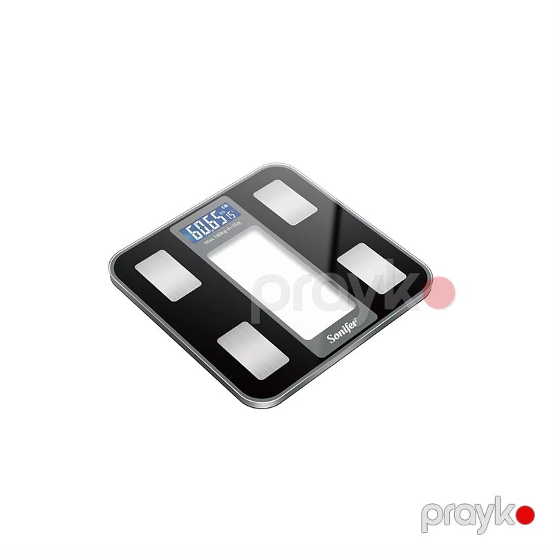 Sonifer SF-1915 LED Ekrana Sahib 180 kq-a Qədər Çəki Üçün Elektron Döşəmə Tərəzisi Ev Üçün Rəqəmsal Şüşə Məişət Tərəzisi — Tərəzi, Bakı (2)
