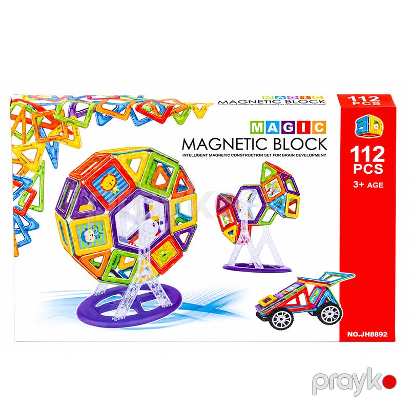 Maqnitli Konstruktor – 112 Parça Magic Magnetic Block — İdman, hobi, istirahət, Bakı (5)