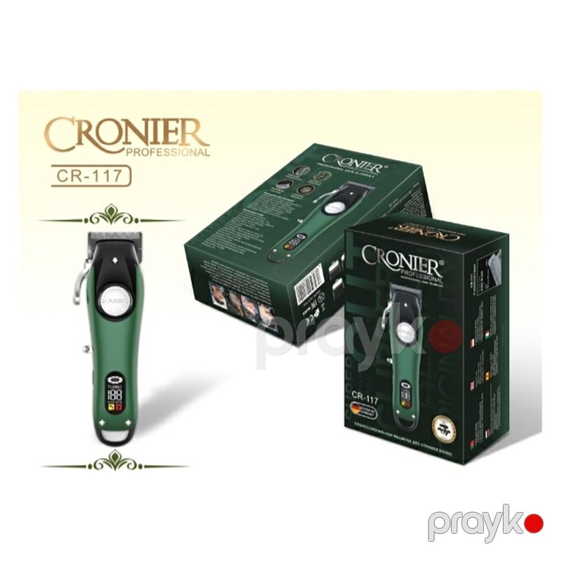 Cronier CR-117 Yüksək Keyfiyyətli Professional Saç Saqqal Təraş Maşını Trimmer — Usturalar, trimmerler və epilyatorlar, Bakı (6)