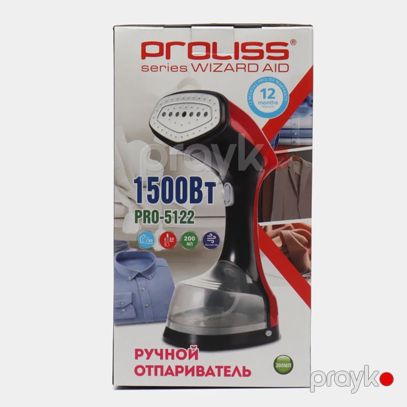 Prolıss PRO-5122 Elektrikli Buxarlı Ütü Portativ Əl Ütüsü 1500W — Ev texnikası, Bakı (6)