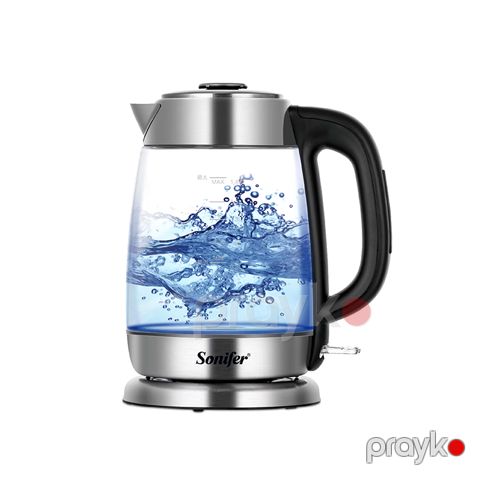 Sonıfer SF-2134 Çoxfunksiyalı Elektrikli Çaydan Şüşə Çaydan 1500W — Bakı