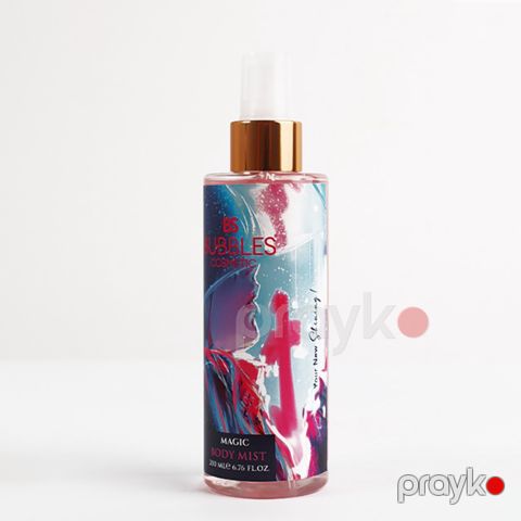 Body Mıst Magıc 200 ML No: BS164 Qablaşdırmada Bubbles Cosmetics Magic Bədən Spreyi — Bakı