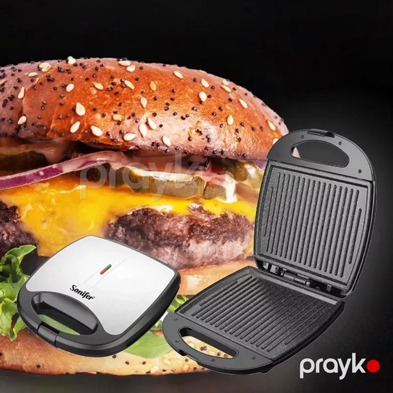 Sonifer SF-6174 Çoxfunksiyalı Elektrikli Toster Sandviç Izgara Hazırlayan 1400W — Toster və vaflyasıcı, Bakı (2)