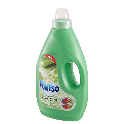 Rinso Sıvı Aloe Vera Renkliler 3 L Renkli Kıyafetlere Özel Sıvı Bakım Deterjanı 3L — Bakı