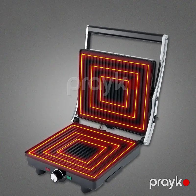 Sokany SK-226B Çoxfunksiyalı Elektrikli Toster Sandviç Biftek İzgaralar Hazırlayıcı Toster 2000 W — Toster və vaflyasıcı, Bakı (6)