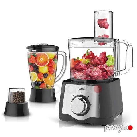 3 Sürətli 7-də 1 Arada Qida Prosessoru Çoxfunksiyalı Peşəkar Blender Dəsti 1600prm Böyük Tutumlu Profesionnal RAF Mətbəx Doğrayıcısı 1.5L — Bakı