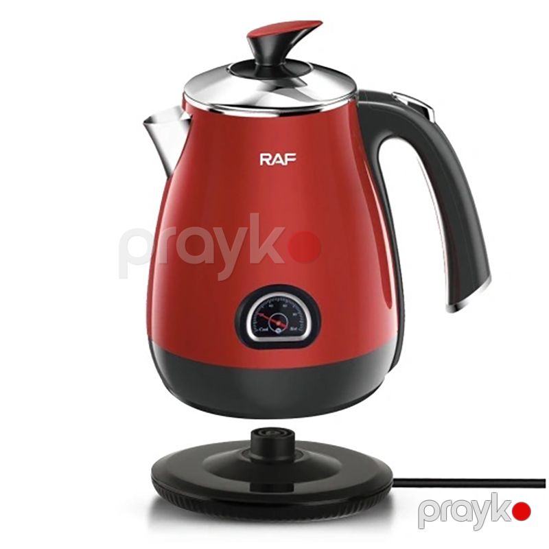 Professional RAF Elektrikli Çaydan 1500 W Gücə Məxsus R.7822 Tempratur Göstəricili Polad Çaydan 1.5 L SuTutumu — Elektrik çaydanları və termoslar, Bakı (4)