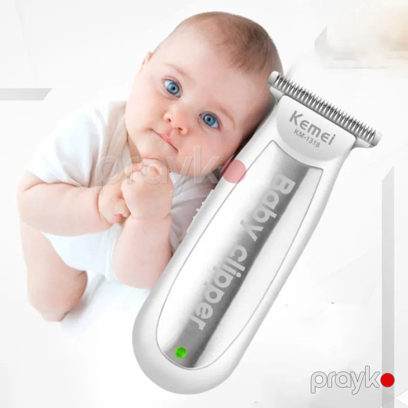 Uşaqlar Üçün Protativ Kemei Saç Kəsmə Maşını 3W Yenidən Doldurula Bilən 3 Ədəd Limit Daraqlı Professional Saç Maşınkası 100-240 — Mallar, Bakı (7)