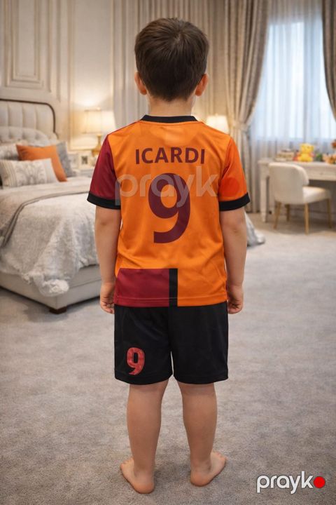 Uşaq futbol dəsti Galatasaray Icardi 9, rəngbərəng, polyester, ölçü 11 yaş — Bakı