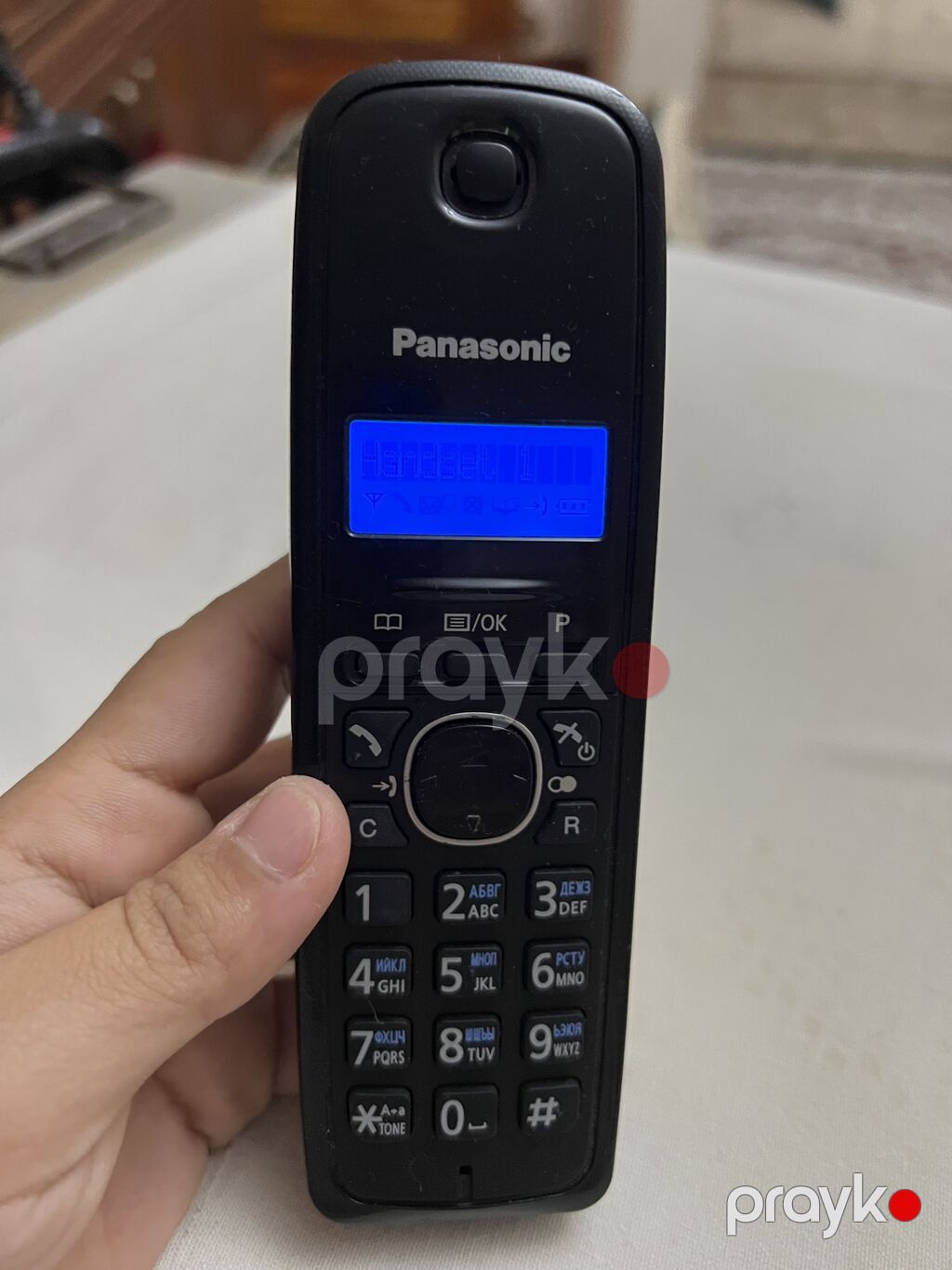 Ev telefonu Panasonic,çox az işlənib təzə kimidir. 30 manata satılır — Kabel və radio telefonları, Bakı (2)