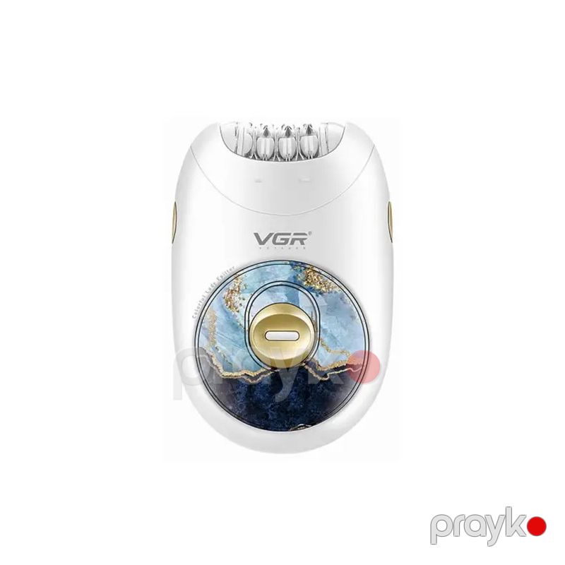 VGR V-736 3 In 1 Epilator Quru Epilyasiya, Üz və Bədən üçün, Dəyişdirilə Bilən Başlıqlar, İki Sürət Rejimi — Usturalar, trimmerler və epilyatorlar, Bakı (2)