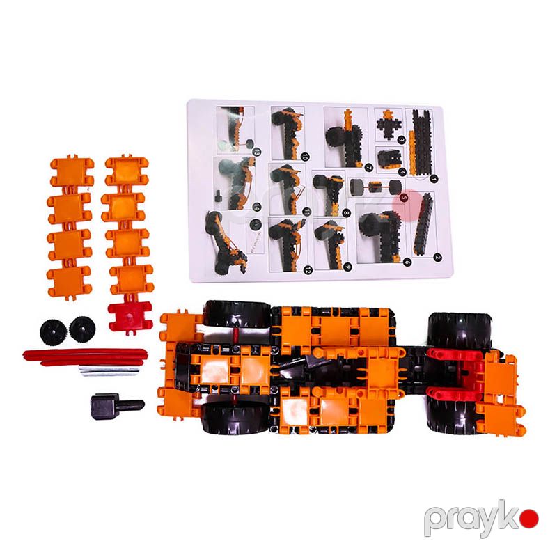 Toy Clix Turbo 3 Oyuncaq Avtomobil Modeli 104 Hissəli Plastik Blok — Oyuncaqlar, Bakı (4)