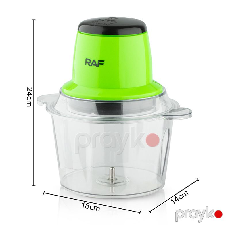RAF Elketikli Mətbəx Blenderi 600W Uşaq Qidası Ət Soğan Tərəvəz Üçün Uyğun Polad Mətbət Doğrayıcı 2L R.7039 — Blenderlər, xırdalayanlar və mikserlər, Bakı (5)