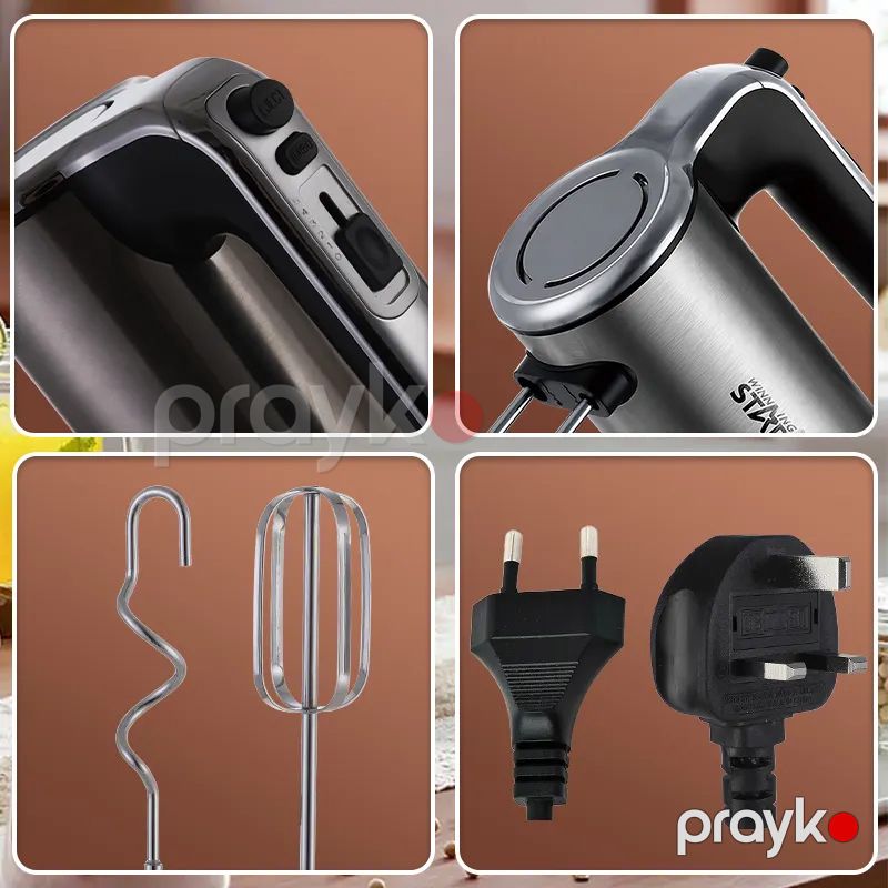 Winning Star 300W 5 Sürətli Əl Mikseri Yumurta Çırpıcı — Blenderlər, xırdalayanlar və mikserlər, Bakı (6)