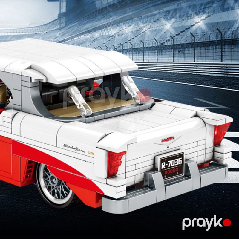 Technique Mexanik Mad Truck Lego Avtomobil Chevy Nostalgic Lego Avtomobil SY8450 Tikinti Blokları Lego Oyuncaqlar 814 blok — Oyuncaqlar, Bakı (6)