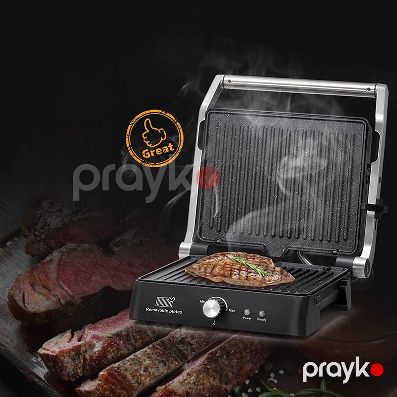 Sonifer SF-6142 Elektrikli Qril Sendvic Maşını Xüsusi Yapışmayan Örtüklü Profesionnal Termostat Nəzarətli Toster Grill Maker Sandwich Maker — Toster və vaflyasıcı, Bakı (4)