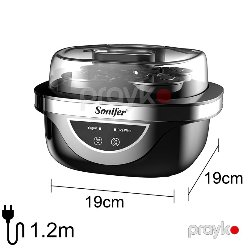 Sonifer SF-4007 Elektrikli Yoqurt Hazırlayan 50W — Blenderlər, xırdalayanlar və mikserlər, Bakı (4)