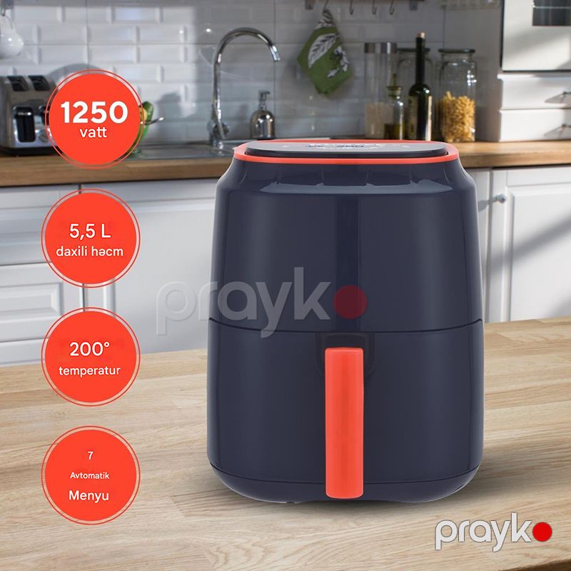 Kumtel HAF-09 Çoxfunksiyalı Qızardıcı Air Fryer Fritöz — Digər mətbəx texnikası, Bakı (4)