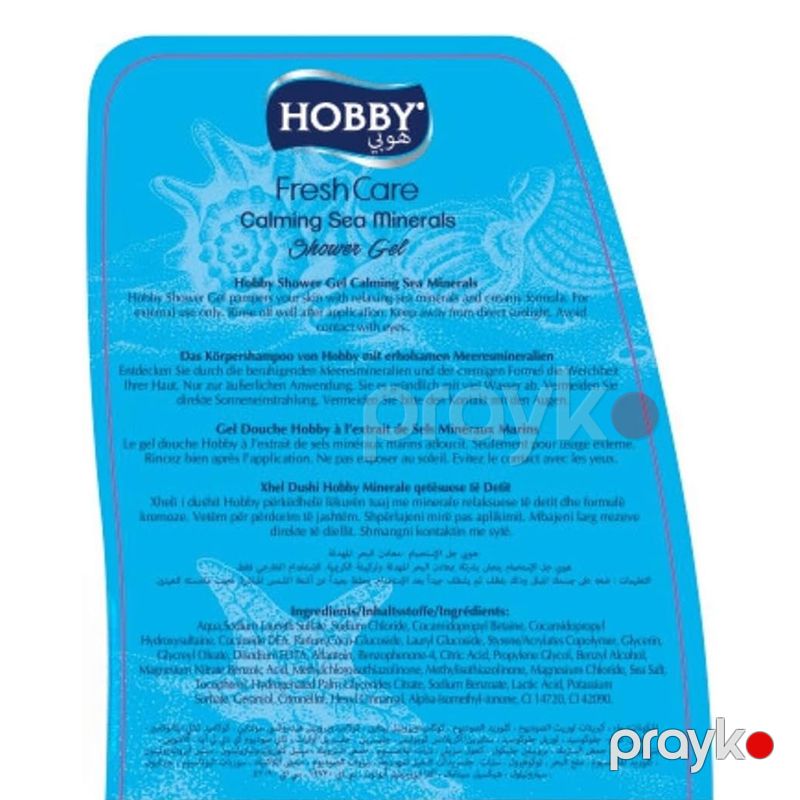 Hobby Fresh Care Deniz Mineralleri Duş Jeli 500ml Hobby Fresh Care Bədən Yuma Duş Geli Sea Breeze Scent — Gözəllik və səhiyyə, Bakı (6)