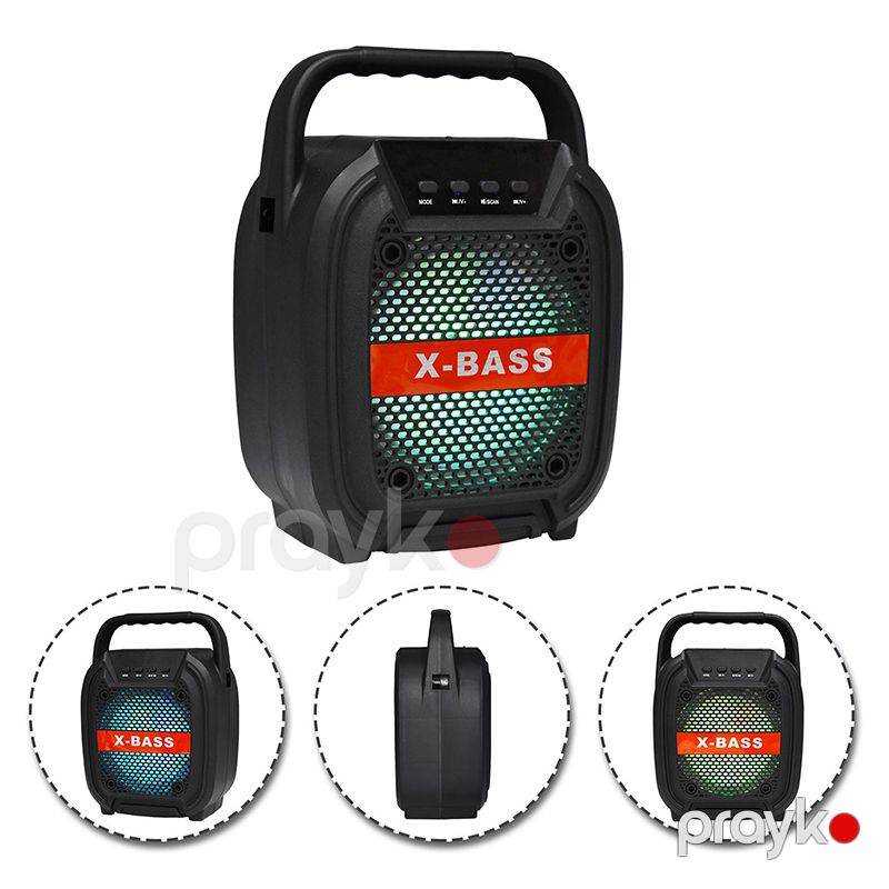 Outdoor Soundbox Stereo Bass Portativ Bluetooth Dinamik Simsiz Karaoke Mikrafonlu 1500mAh Batareya — Elektronika, Bakı (4)