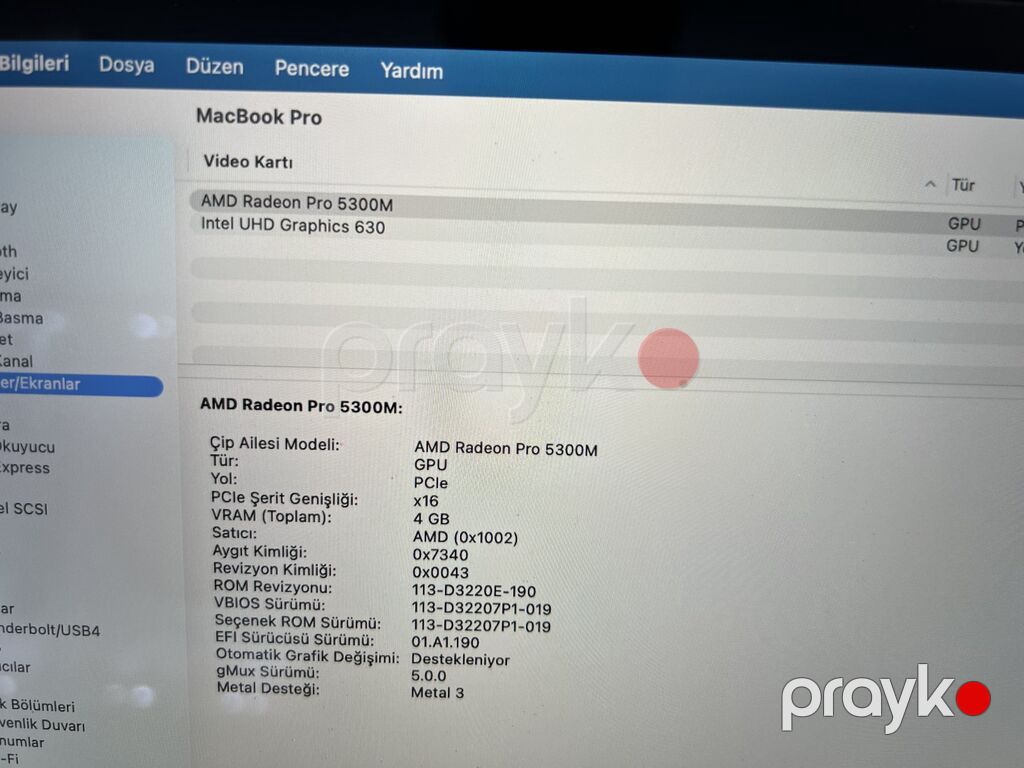 Apple Macbook Pro A2141 Intel Core i7 2.6GHz RAM 16GB DDR4 SSD 512GB — Apple Macbook, Bakı (8)